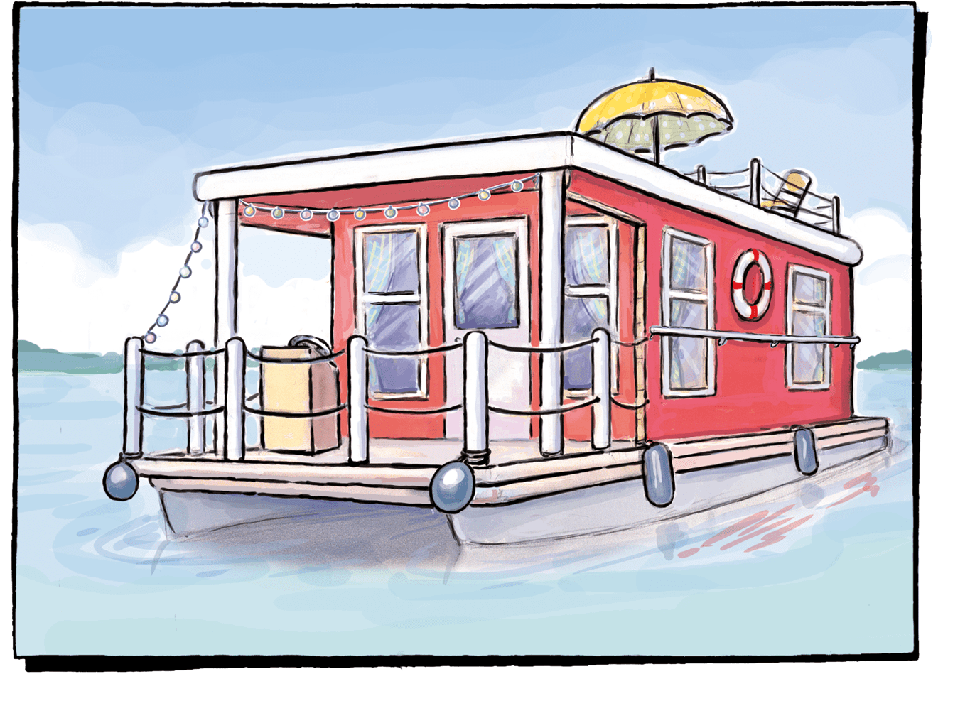 Hausboot "Lachmöwe"