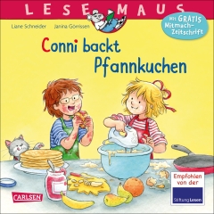 LESEMAUS 123: Conni backt Pfannkuchen