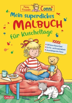 Conni Gelbe Reihe (Beschäftigungsbuch): Mein superdickes Malbuch für Kuscheltage