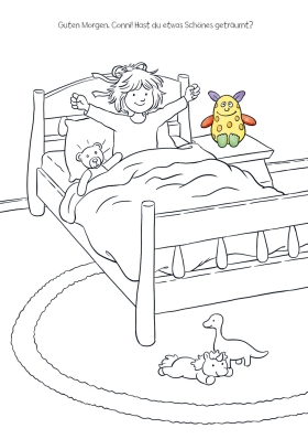 Innenansicht von „Mein Conni-Kindergarten-Malbuch“