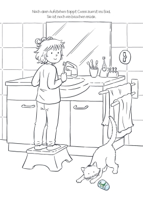 Innenansicht von „Mein Conni-Kindergarten-Malbuch“