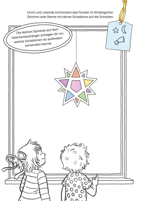 Conni Gelbe Reihe (Beschäftigungsbuch): Mein Schablonen-Malbuch für Weihnachten