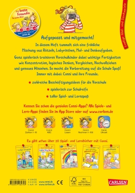 Conni Gelbe Reihe (Beschäftigungsbuch): Lauter lustige Mal- und Denkspiele
