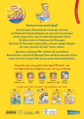 Conni Gelbe Reihe (Beschäftigungsbuch): Rechnen lernen mit Sticker-Spaß